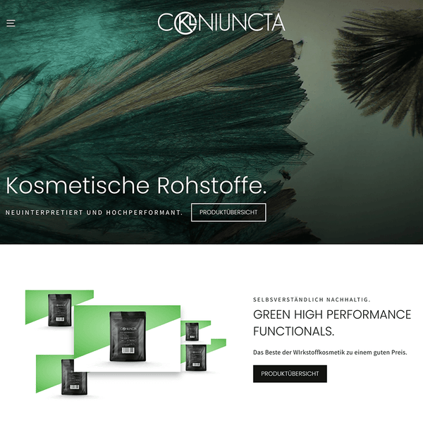 CONIUNCTA® - 고품질 의 원료를위한 플랫폼